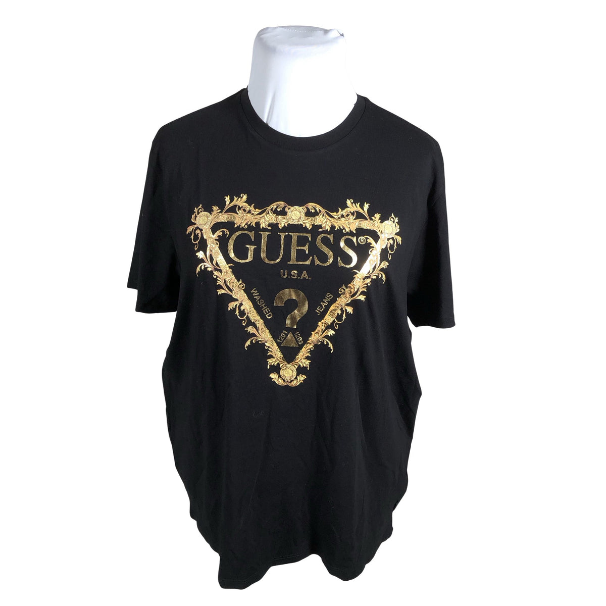 Naisten Guess - T-paita, koko 44 - Musta (1)
