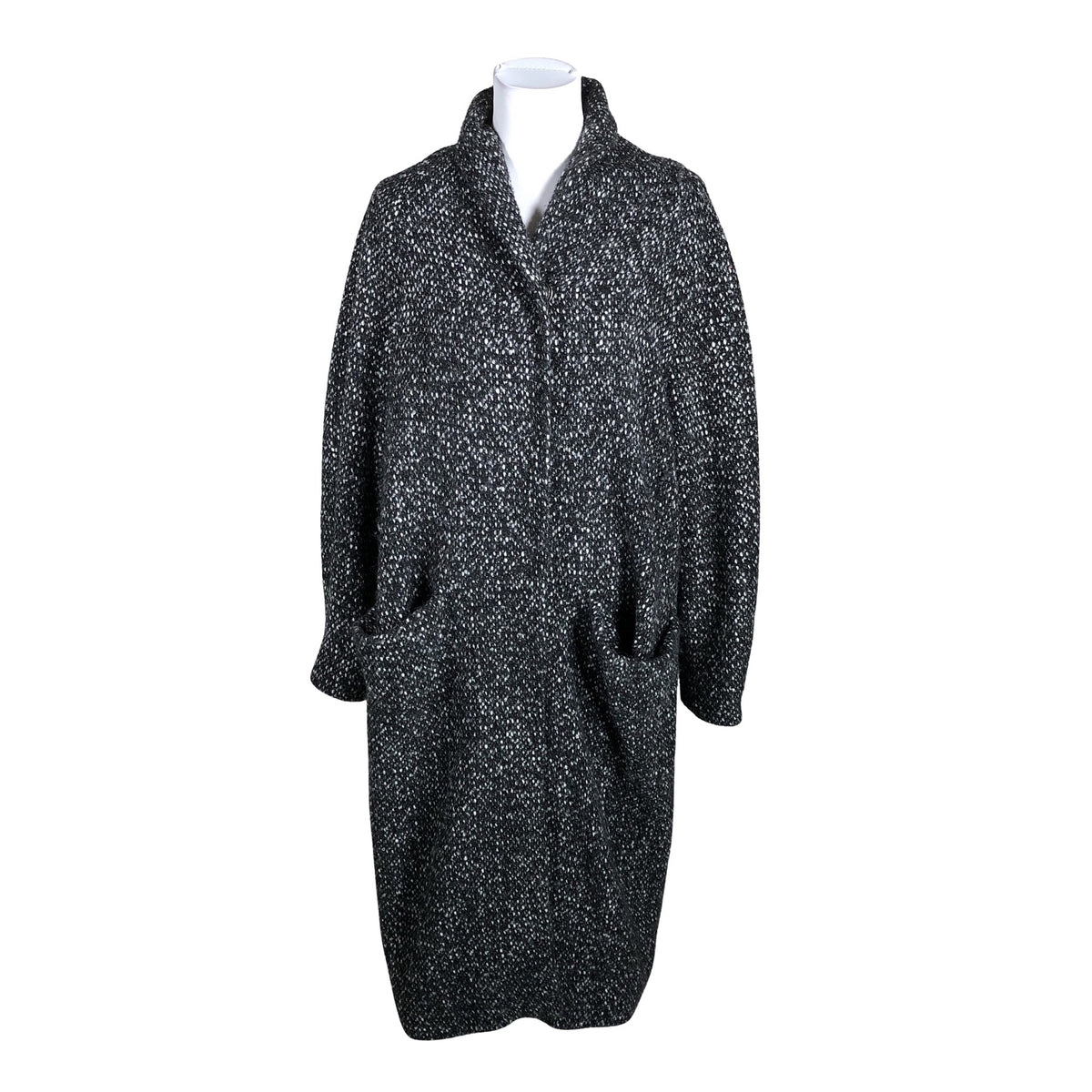 Naisten Marimekko - Villakangastakki, koko 38 - Musta (1)