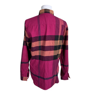 Naisten Burberry Brit - Flanellipaita, koko 40 - Pinkki (2)
