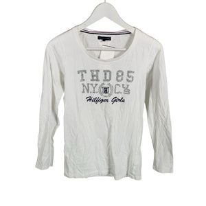 Tyttöjen Tommy Hilfiger - Trikoopaita, koko 158 - 164 - Valkoinen (1)