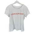 Unisex Calvin Klein Jeans - T-paita, koko 152 - 158 - Valkoinen ()