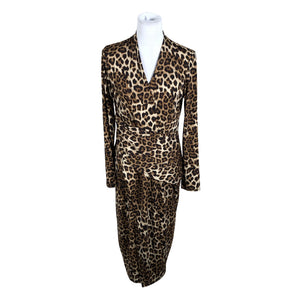 Naisten Joseph Ribkoff - Trikoomekko, koko 40 - Ruskea (1)