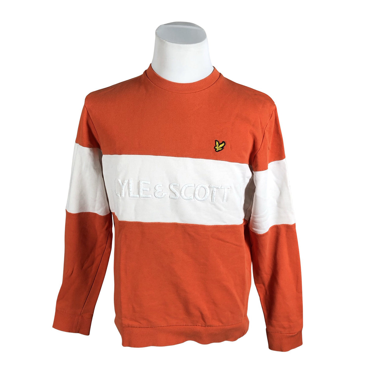 Miesten Lyle&Scott - Collegepaita, koko M - Oranssi (1)