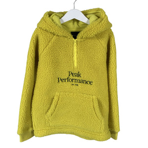 Unisex Peak Performance - Fleecepaita, koko 134 - 140 - Keltainen (1)