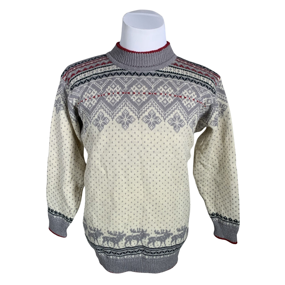 Miesten Handmade - Neulepaita, koko M - Harmaa (1)