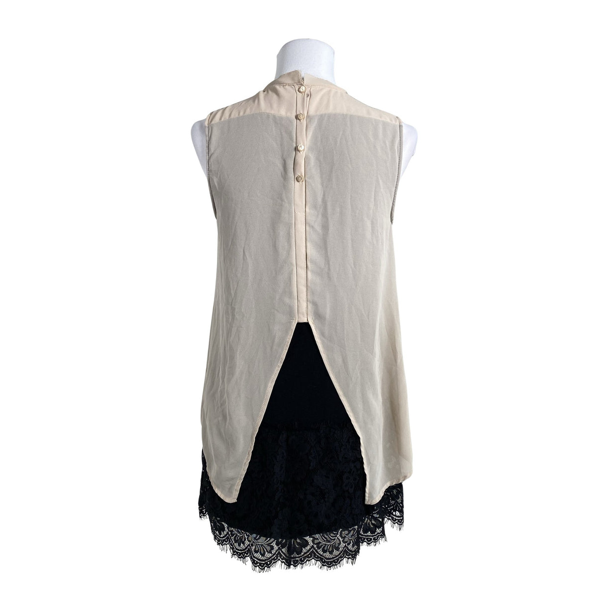 Naisten NO-NÀ - Sifonkimekko, koko 36 - Beige (2)
