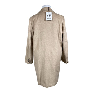 Naisten Selected - Villakangastakki, koko 44 - Beige (3)