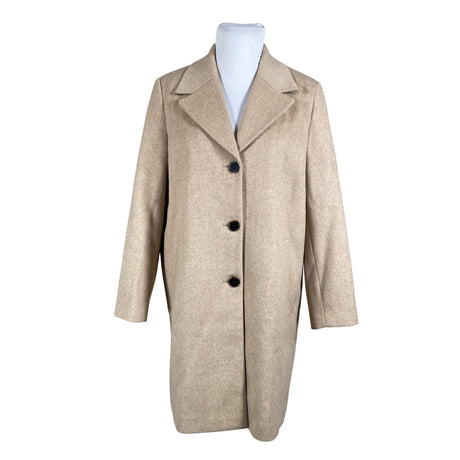 Naisten Selected - Villakangastakki, koko 44 - Beige ()