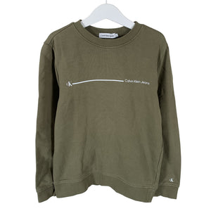 Unisex Calvin Klein Jeans - Collegepaita, koko 134 - 140 - Vihreä (1)