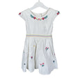 Tyttöjen Frugi - Kangasmekko, koko 104 - 110 - Valkoinen ()