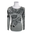 Naisten Desigual - Neulepaita, koko 34 - Harmaa ()