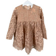Tyttöjen Lil ´Atelier - Juhlamekko, koko 116 - 122 - Beige ()