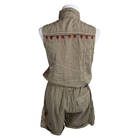Naisten Desigual - Shortsihaalarit, koko 38 - Ruskea (2)