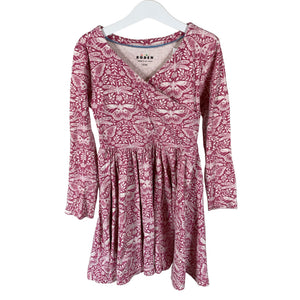 Tyttöjen Boden - Trikoomekko, koko 122 - 128 - Pinkki (1)