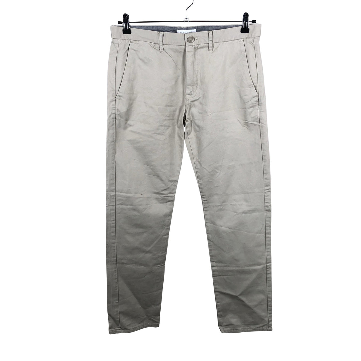 Miesten Calvin Klein - Chinot, koko W32 - Harmaa (1)
