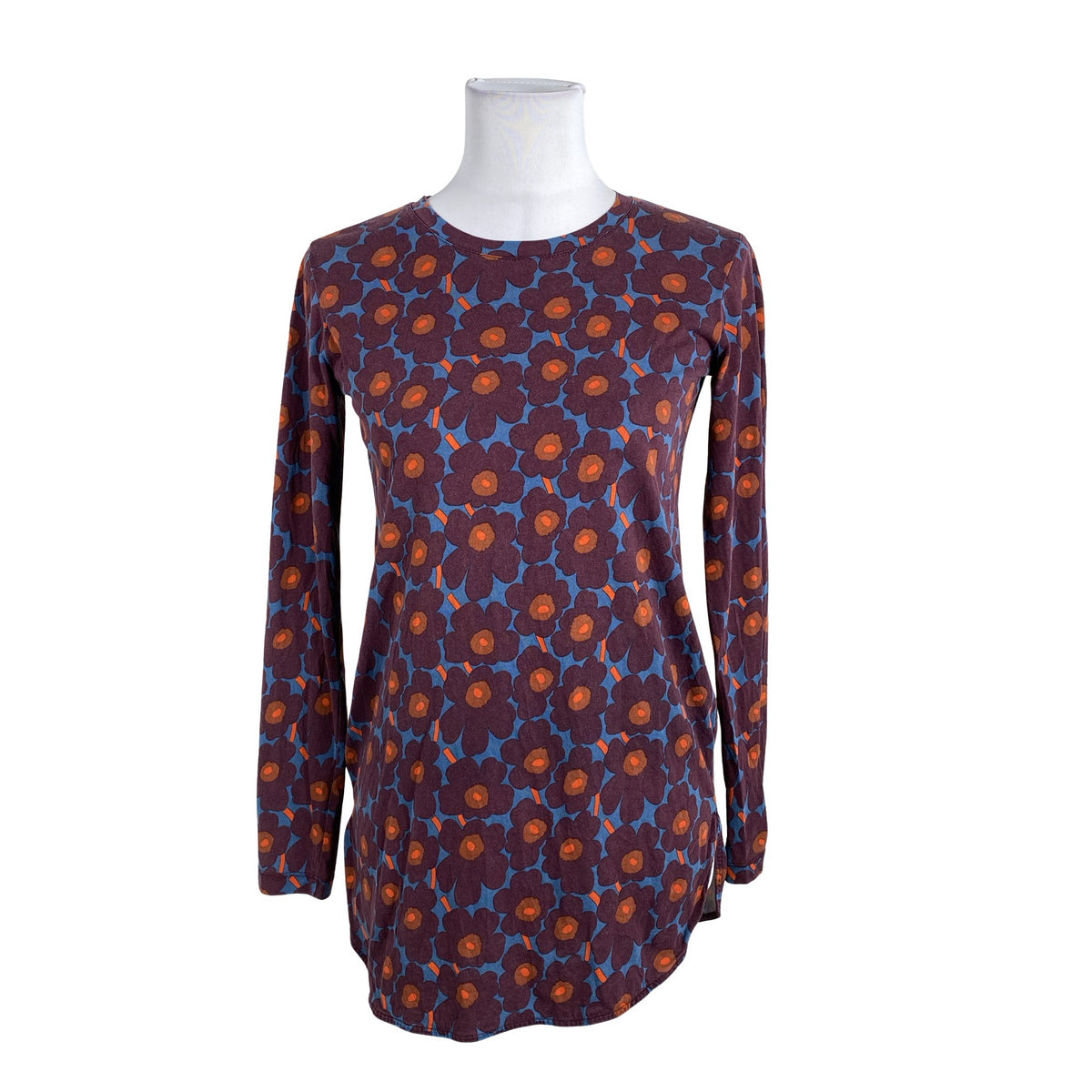 Naisten Marimekko - Trikoopaita, koko 34 - Viininpunainen (1)