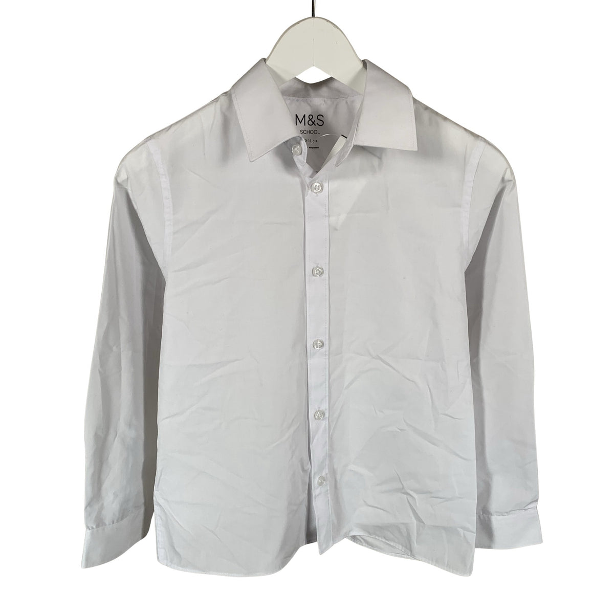 Unisex Marks&Spencer - Kauluspaita, koko 140 - 146 - Valkoinen (1)