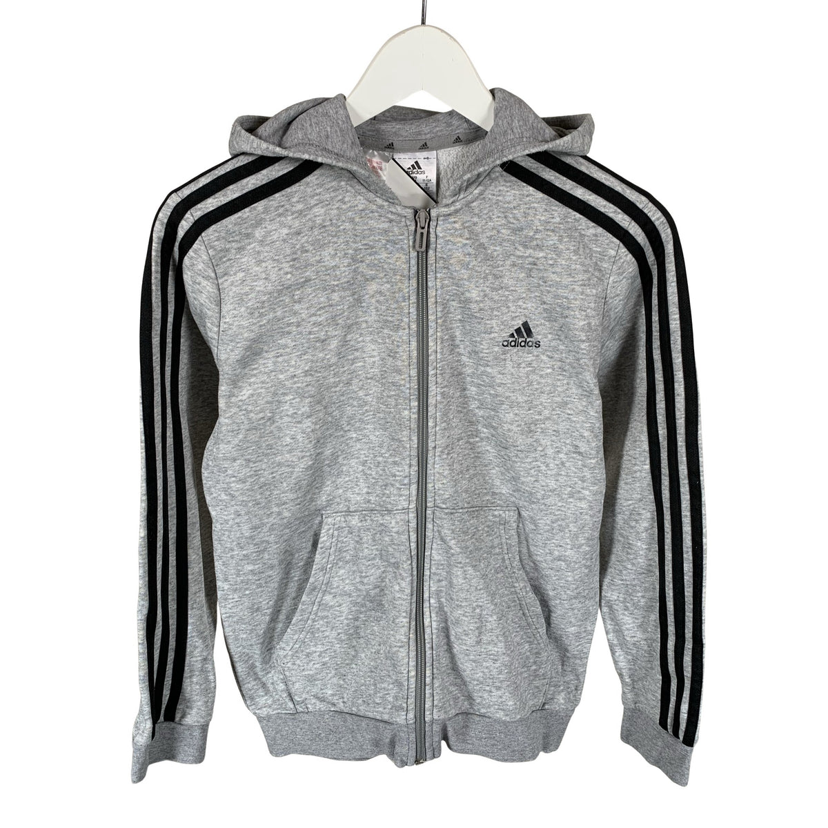 Unisex Adidas - Huppari, koko 146 - 152 - Harmaa (2)