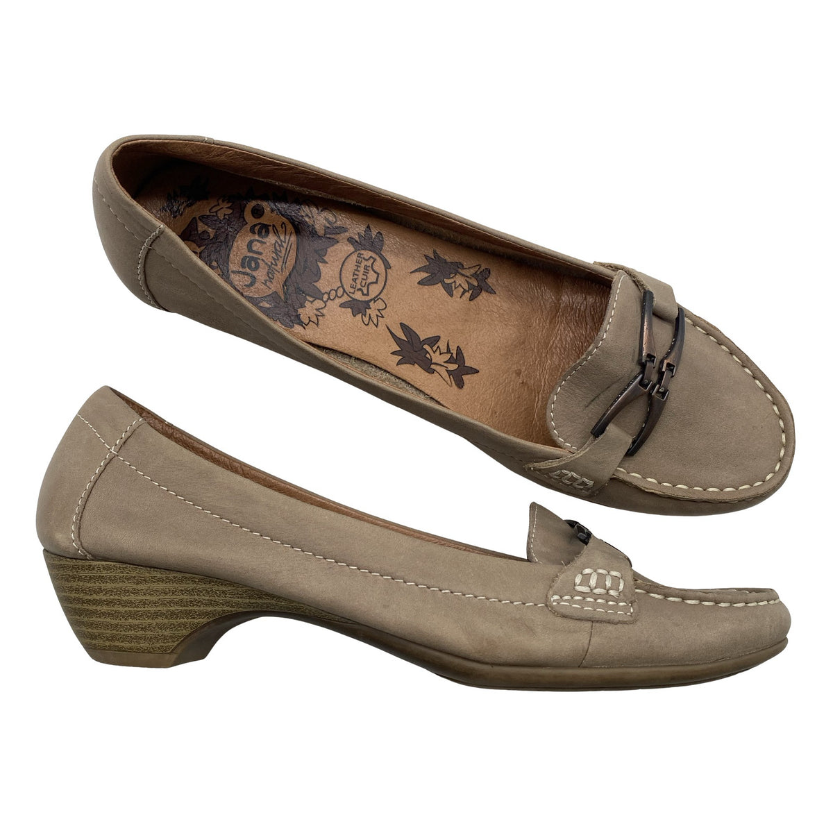 Naisten Jana - Korkokengät, koko 39 - Beige (1)