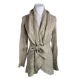 Naisten Jackpot - Neuletakki, koko 38 - Beige ()