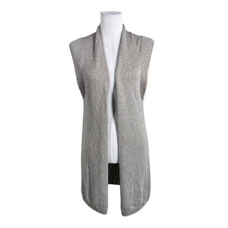 Naisten Massimo Dutti - Neuleliivi, koko 36 - Hopea ()