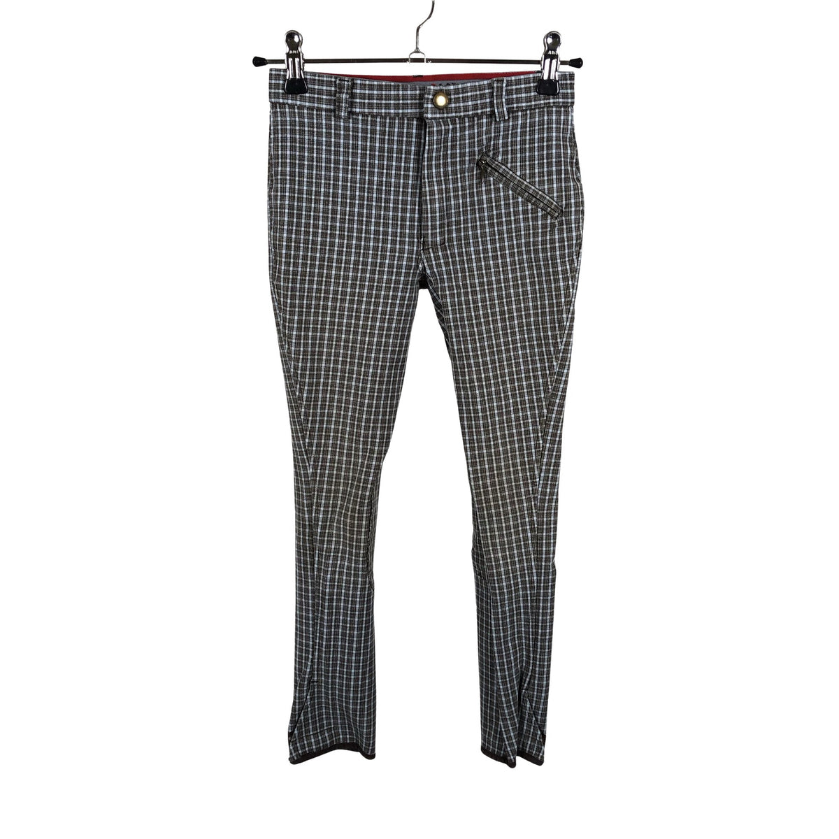 Unisex CRW - Ratsastushousut, koko 134 - 140 - Harmaa (1)