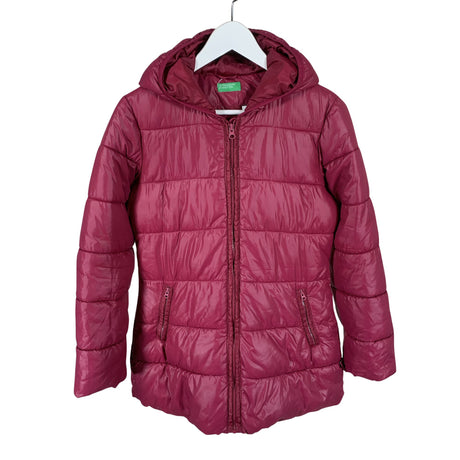 Tyttöjen Benetton - Toppatakki, koko 158 - 164 - Pinkki ()
