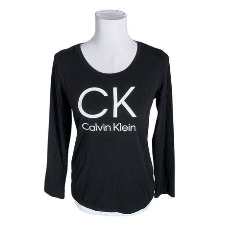 Naisten Calvin Klein - Trikoopaita, koko 38 - Musta ()