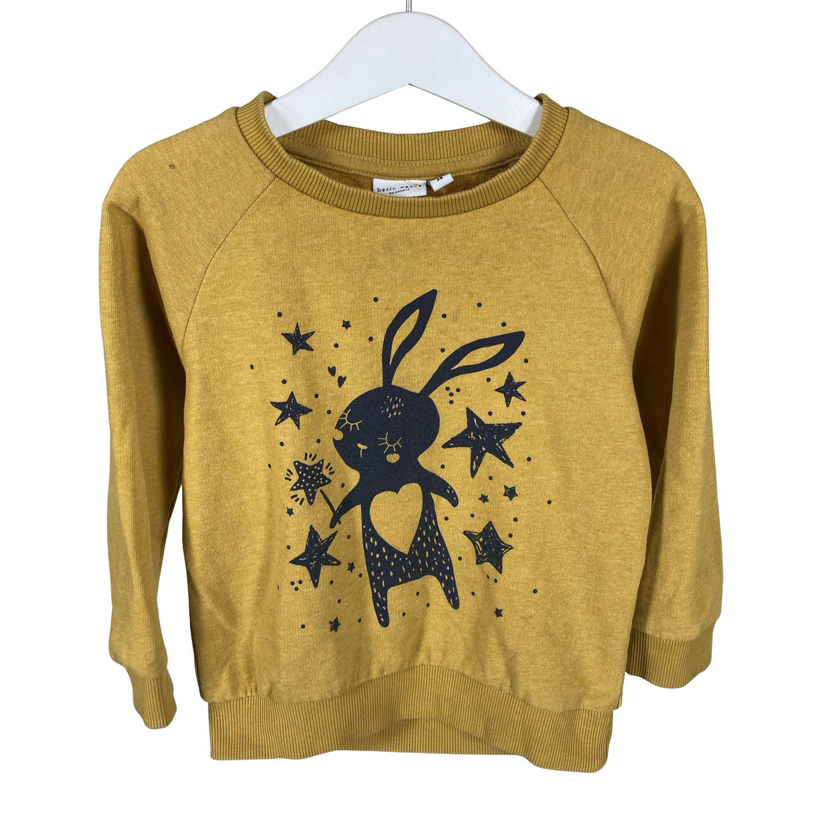 Unisex Name It - Collegepaita, koko 92 - 98 - Keltainen (1)