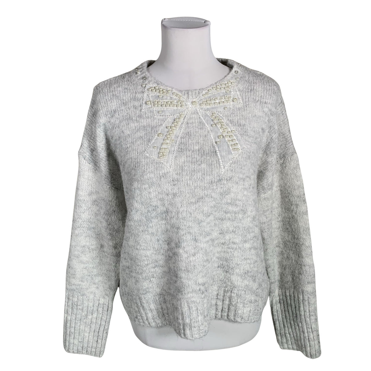 Naisten Amanda Boutique Collection - Neulepaita, koko 38 - Harmaa (1)