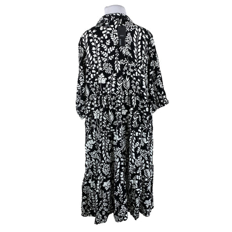 Naisten Evans - Sifonkimekko, koko 50 - Musta (2)