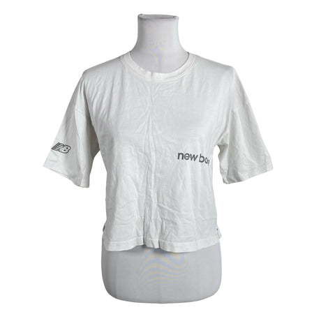 Naisten New Balance - T-paita, koko 38 - Valkoinen ()