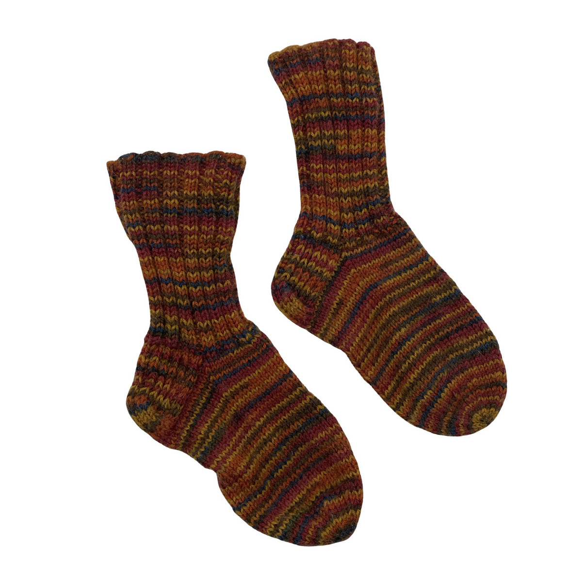 Unisex Handmade - Villasukat, koko 31 - Ruskea (1)