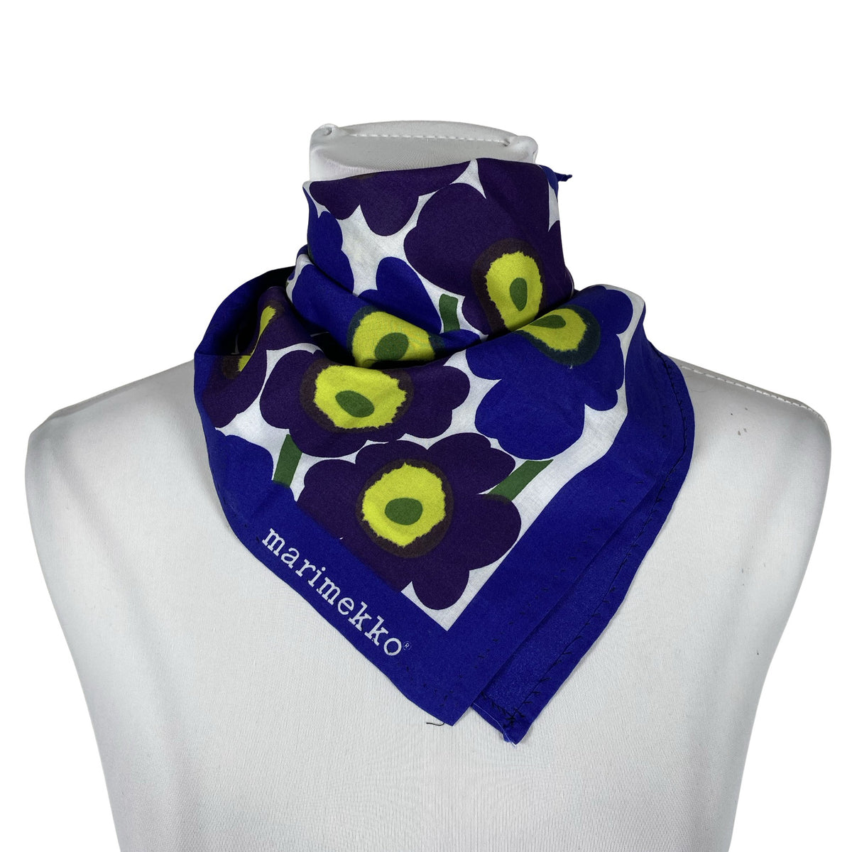 Naisten Marimekko - Huivi, koko Mini - Sininen (1)