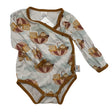 Unisex Hilla - Kietaisubody, koko 68 - 74 - Valkoinen ()