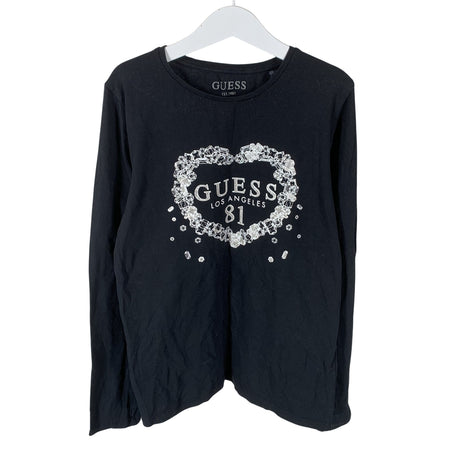 Unisex Guess - Trikoopaita, koko 158 - 164 - Musta ()