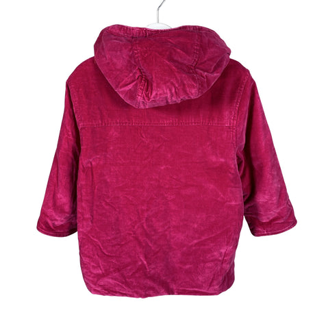 Tyttöjen Laura Ashley - Välikausitakki, koko 92 - 98 - Violetti (2)