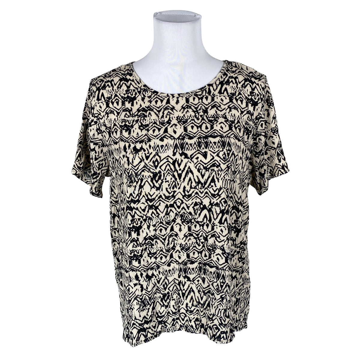 Naisten Soyaconcept - Lyhythihainen pusero, koko 40 - Beige (1)