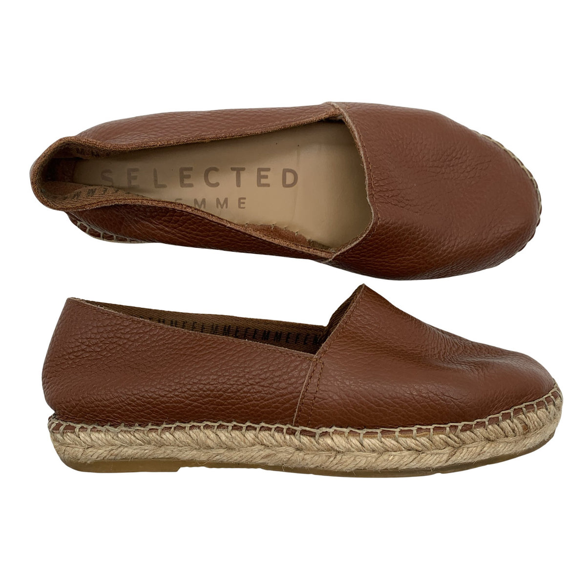 Naisten Selected - Loaferit, koko 37 - Ruskea (1)