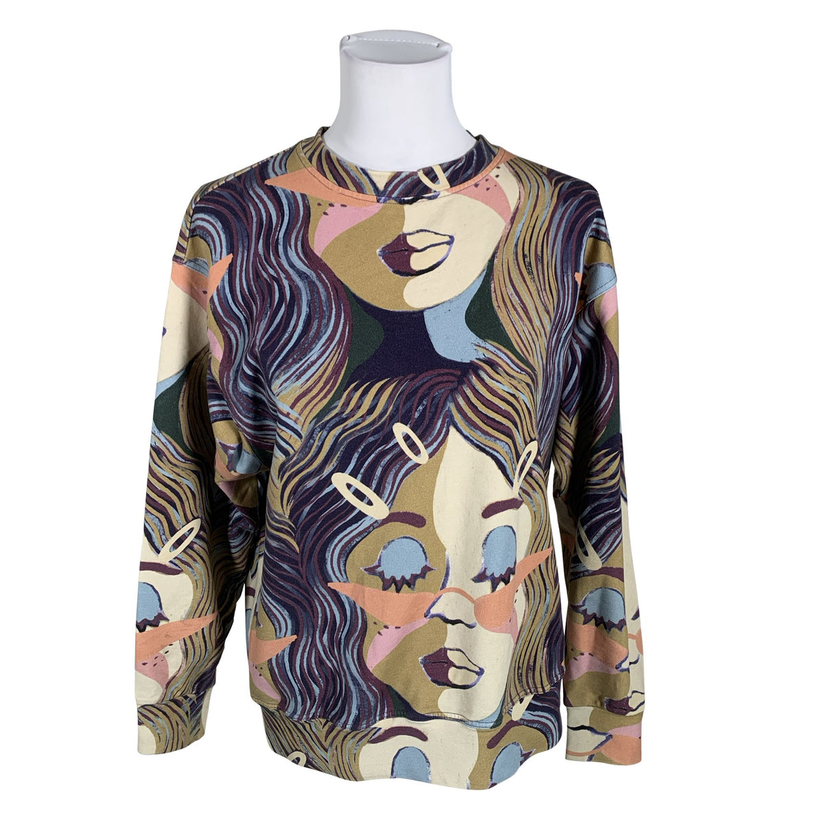 Naisten Vimma - Collegepaita, koko 38 - Beige (1)