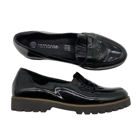 Naisten Remonte - Loaferit, koko 39 - Musta ()