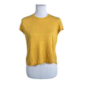 Naisten Uniqlo - T-paita, koko 36 - Keltainen (1)
