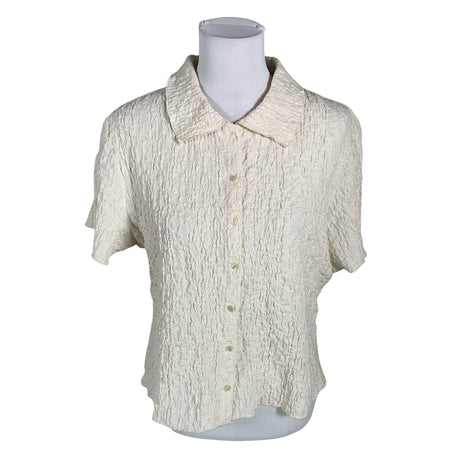 Naisten Lindex - Lyhythihainen pusero, koko 40 - Beige ()