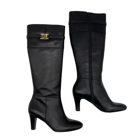 Naisten Lauren Ralph Lauren - Saappaat, koko 35 - Musta ()