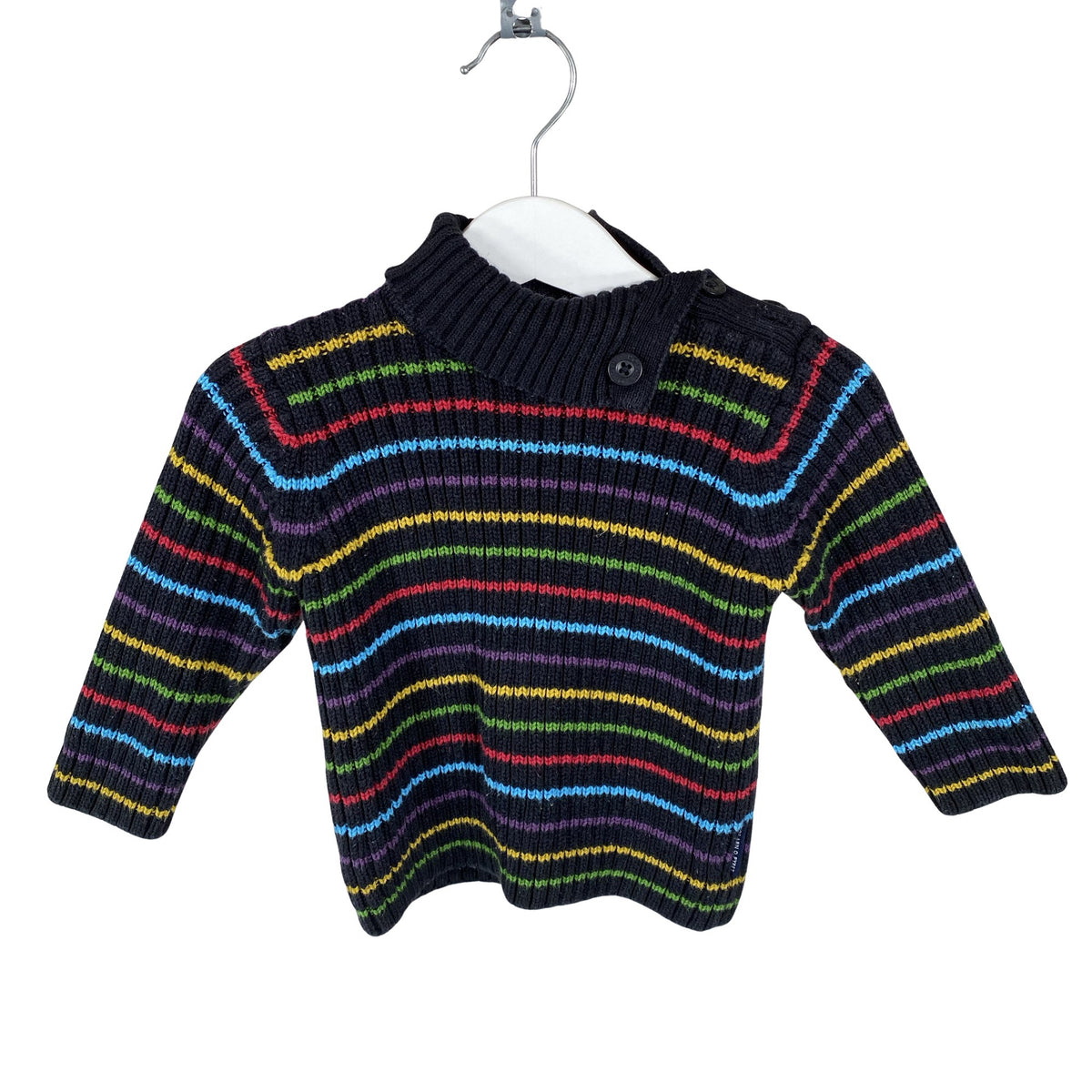 Unisex Polarn O. Pyret - Neulepaita, koko 68 - 74 - Sininen (1)