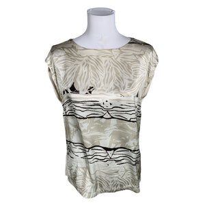 Naisten Your Face - Lyhythihainen pusero, koko 36 - Beige (1)