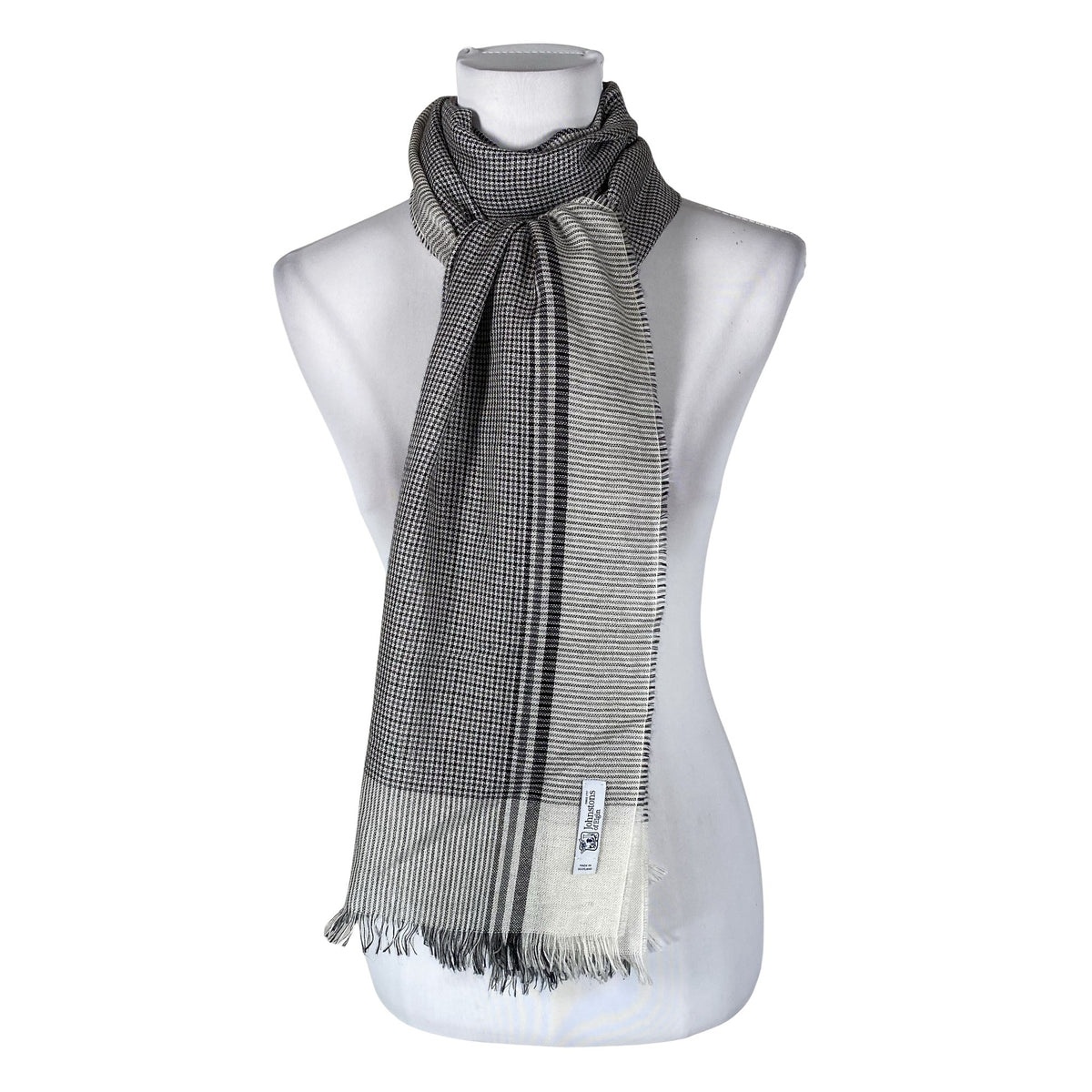 Unisex Johnstons of Elgin - Huivi, koko Maxi - Harmaa (1)