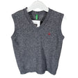 Unisex Benetton - Neuleliivi, koko 104 - 110 - Harmaa ()