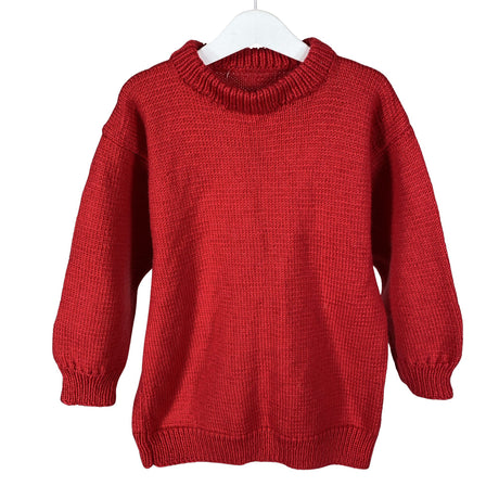 Unisex Handmade - Neulepaita, koko 134 - 140 - Punainen ()