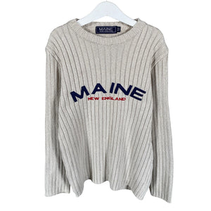 Unisex Maine New England - Neulepaita, koko 134 - 140 - Beige (1)